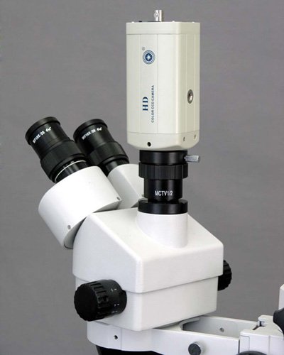 Adaptador de lente AmScope AD-C20-03 0.3X para microscopios de cámara de video con conexión USB 2.0 miniatura 2