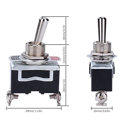 Interruttore a Levetta ON-OFF 15A 250V AC 2