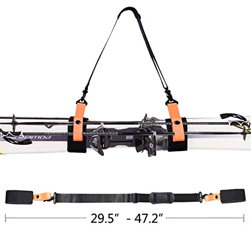 image for VNVM Ski Strap and Ski Boot Strap for Easy Transportation of Your Ski 