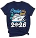Custom Cruise Squad 2026 T-Shirts, Family Making Memories Together Shirt, Birthday Trip Shirts, Travel Tee, Holidays Outfit, Unisex Navy XLarge