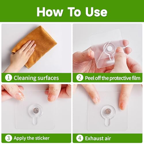 Ganchos adhesivos para comedero de pájaros WENMIXER impermeables pack de 2 5