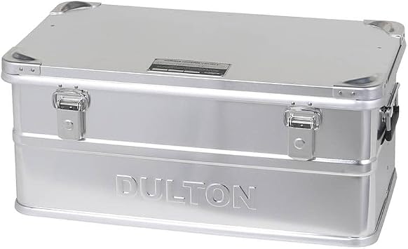 Dulton Aluminum Container, M, Stacking, Storage Box, With Handle, Outdoor, Camping, Portable, Large Capacity, Tool Holder, Height 11.2 inches 28.5 cm, Width 25.2 inches 64 cm, Depth 14.0 inches
