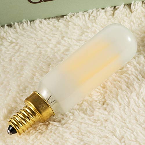 T6 Led Bulb, T6.5 Dimmable E12 Edison Light Bulbs Soft White 3000K, Frosted Glass,600Lm, 60W Candelabra Incandescent Bulbs Equivalent Vintage Led Filament Candle Bulb With Decorative, 6Pack. #TOP1