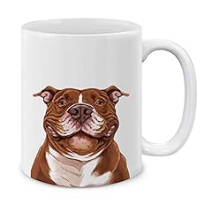 Cute Smiling Red Pit Bull Dog