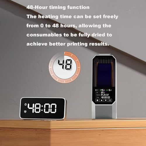 Secadora de filamentos 3D con pantalla táctil y control de temperatura - Fernando Cortés