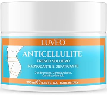 Crema Anticellulite Forte, PROFESSIONALE 250ML, Crema Corpo Rassodante, Anticellulite, Drenante Fresco Sollievo Per Cosce E Glutei, Cellulite