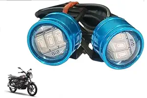 Blue colour 6 Led Strobe Light for Bike | Warning Emergency Police Light | Motorcycle Strobe Light | Compatible with Bajaj CT 125 X