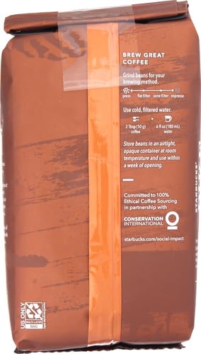 Image of Starbucks Medium Roast Whole Bean Coffee - Pike Place Roast - 1 bag (12 oz.) (Pack of 2)