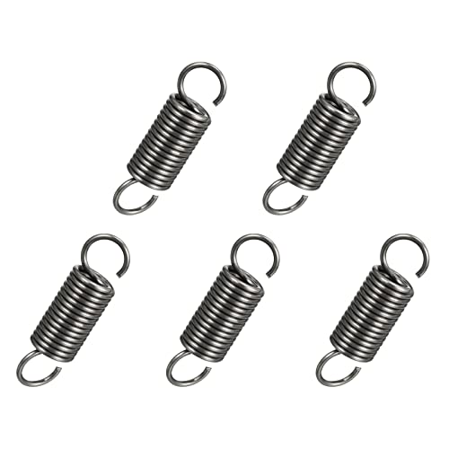 Produktbild von QUARKZMAN Zugfeder – 310 Mm Freie Länge, 8,5 Mm Außen-Ø, 0,5 Mm Drahtstärke, Doppelhaken, Aus Metall, Für Industriemaschinen