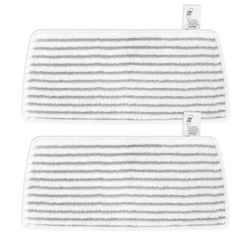 KEEPOW 2 Stück für Vileda Steam Plus XXL Dampfreiniger Ersatzbezug, Ersatzbezug Mit kräftigem Schrubberstreifen für Vileda Dampfreiniger Ersatzbezüge XXL (Kleine Menge Testset)