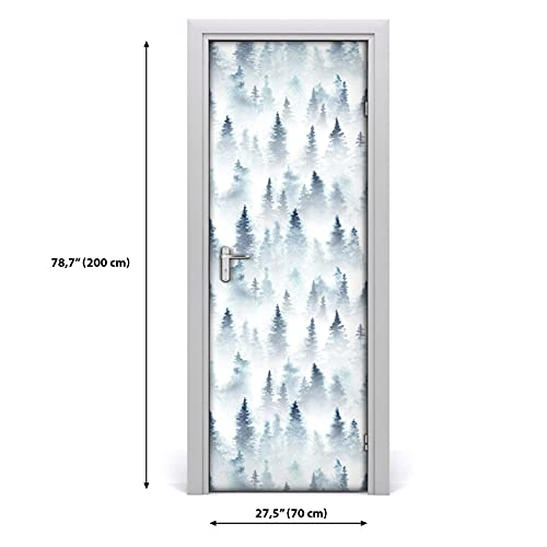 Papier peint sur la porte mural imperméable déco magic-stick - 3