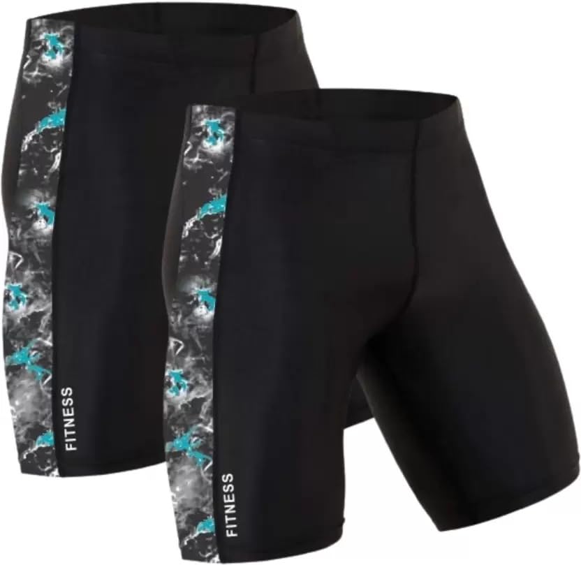 NEVER QUIT Solid Men Black Compression Shorts NEVER QUIT Solid Men Black Compression Shorts