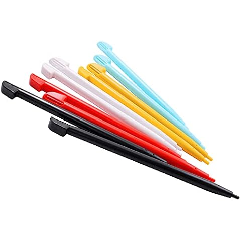 ZUPAYIPA 10 Pcs Color Plastic Stylus Touch Pen for Nintendo Wii U Gamepad Cover