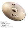 Zildjian A-Custom Fast Crash 17" Brilliant Finish - Crash Cymbal #1