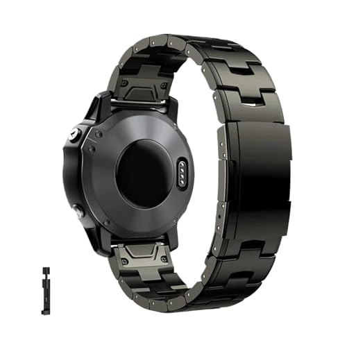 [PLYYQZM] 26mm 22mm �N�C�b�N�t�B�b�g �`�^���X�g���b�v .�ɍ��� Gar min Fenix 8/6/6X/6XPro/7/7X/5/5X/5XPlus/3/Forerunner 945 935 ���^�������[�X�o���h�p�ɓK��(Titan