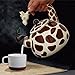 Whistling Tea Kettle for Stove Top Enamel on Steel Teakettle, Supreme Housewares Giraffe Design Teapot Water Kettle Cute Kitchen Accessories Teteras (2.1 Quart, Giraffe)