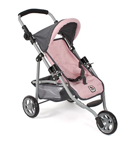 Bayer Chic 2000 Puppenwagen Leon Jogging Buggy Einhorn Pink - Fr Puppen  Bis 50cm