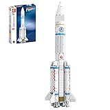 Artikel-Nr: 3029590 PEXL Technik Weltraumrakete Bausteine Bausatz, Technic Luftfahrtrakete Modell Bauset, 1200 Klemmbausteine und 4 Minifiguren Kompatibel mit Lego