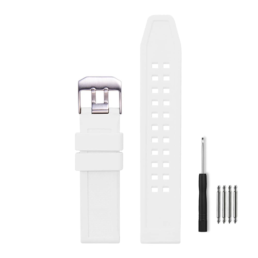 Luminox 3050 ホワイト ラバーベルト 時計 LUMINOX ルミノックス ラバーベルト 当店オリジナル 汎用 23mm幅
