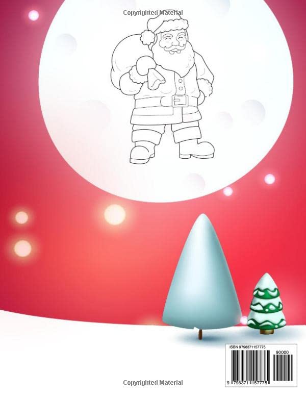 A Very Merry Christmas Coloring Book for Kids Ages 4-8 2023: A Christmas Coloring Book for Kids Featuring +50 Pages Relaxing and Fun Christmas Scenes image 3