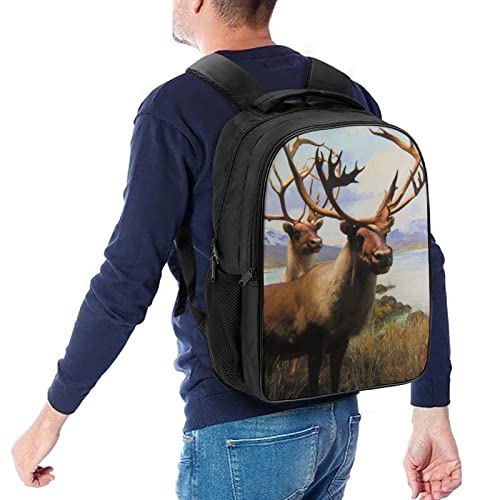 3D Cool backpack Elk au design mode pour se démarquer au collège