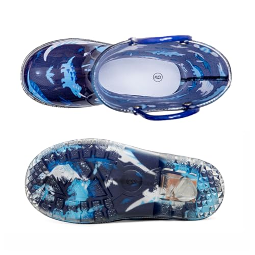 Image of HugRain Light Up Rain Boots for Little Kids