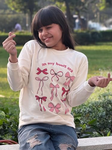 Image of Nap Chief Girls Official Characters Sweatshirt, Relaxed Fit Cotton Round & Hooded Neck Sweatshirt for Casual Wear