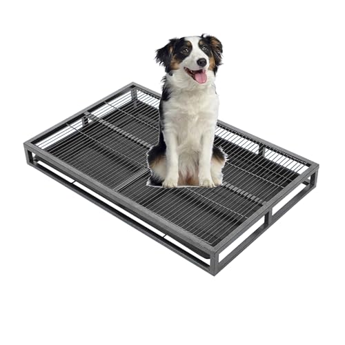 Support portable pour coussinets d'entraînement pour pipi et bac à litière métal 94cm