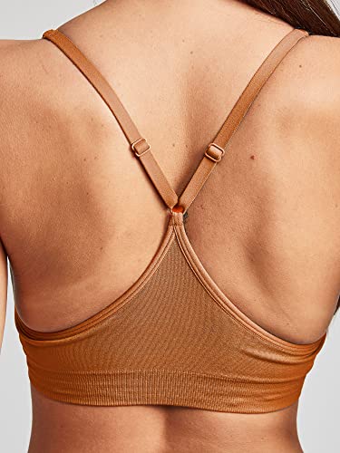 Image of Kalon Women's 4 Pack Racerback Sports Bralette Seamless Wireless Comfort Bra