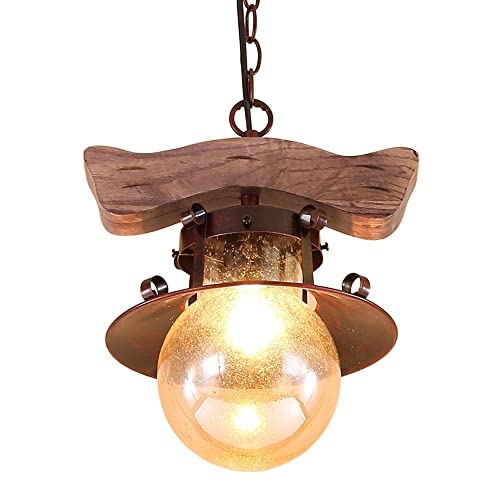 Plafonnier style country américain en verre de haute qualité pour plafond élégant