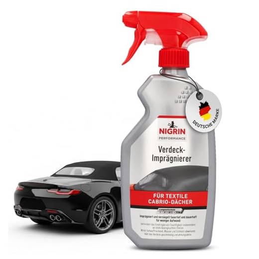NIGRIN 74183 Cabrio-Verdeck Imprägnierer 500 ml