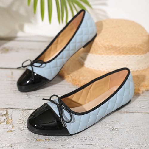 Women’s Flats Comfortable Dressy Ballet Flats Shoes for Casual Bow Formal Flats Loafers for Women2