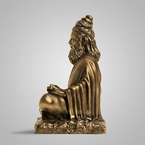 Image of SILAII Thiruvalluvar Sculpture - 5 Inch, Antique Bronze Colour