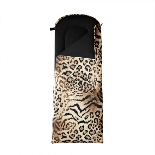 Feelyou Bolsa de Dormir para Camping con Estampado Leopardo miniatura 4