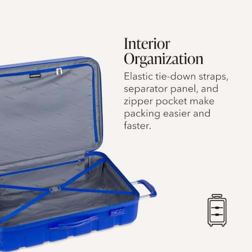 Image of SwissGear 7366, Cobalt, Checked-Large 27-Inch, Signature Hardside Expandable Luggage With Spinner Wheels