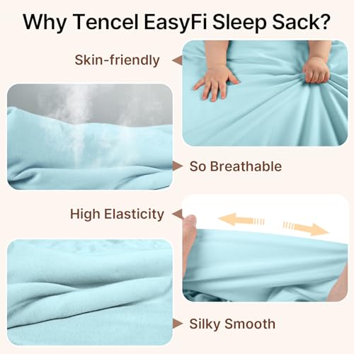 Image of Rayon Made from Bamboo Sleep Sack 18-24 Months 1.0 TOG | Toddler Sleep Sack 2T, Supersoft Breathable Sleeping Bag with 2-Way Zipper, Baby Wearable Blanket, All-Year-Round Comfort