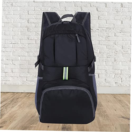 Mochila Deportiva Plegable Ligera Negra miniatura 7