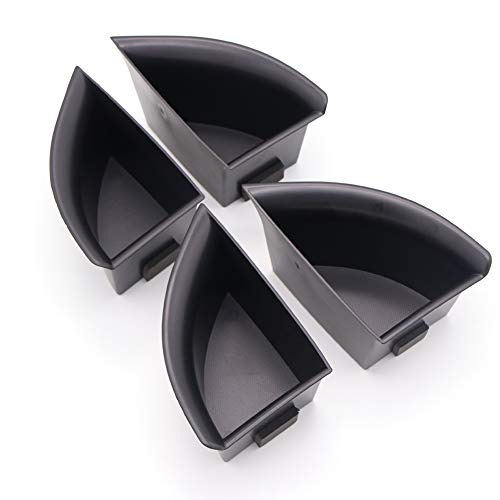 HIGH FLYING 4PCS Car Inner Side Door Glove Storage Box Holder Organizer for Lincoln MKX 2016-2018