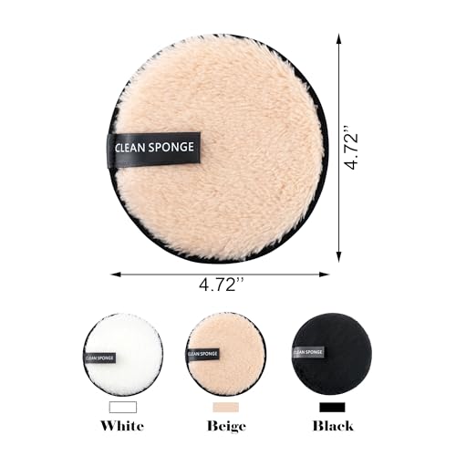 Reusable Double-Sided Makeup Remover Pads - 6 Pack - Image 3