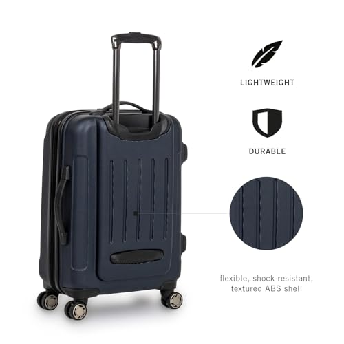 Image of Kenneth Cole Reaction Renegade Collection, Navy Blue, 3-Piece Set (20 inch /24 inch /28 inch), Navy Blue, 3-Piece Set (20 inch /24 inch /28 inch), Renegade Collection