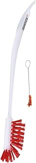 Sigg Cleaning Brush - Designed for All Water Bottles - Dishwasher Safe - BPA Free - Lightweight - White and Red, 1pack