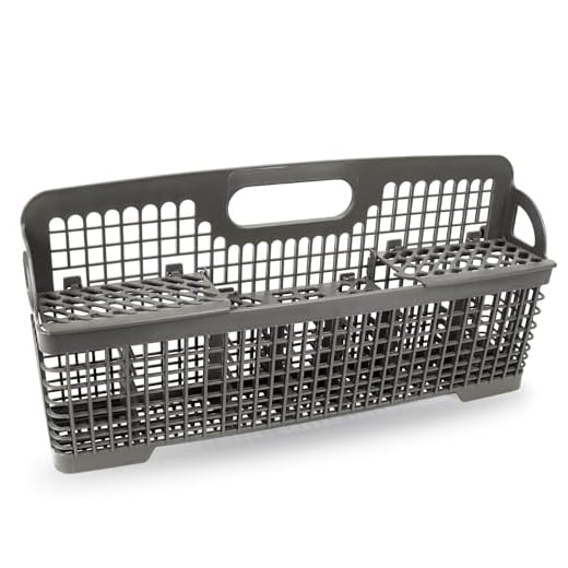 8531233 WP8562043 Dishwasher Silverware Basket by TOMOON - Compatible with whirlpool Kitchenaid Dishwasher Utensil Rack Basket - Replaces WP8562043 8562043 8531288 AP6012898 PS11746119