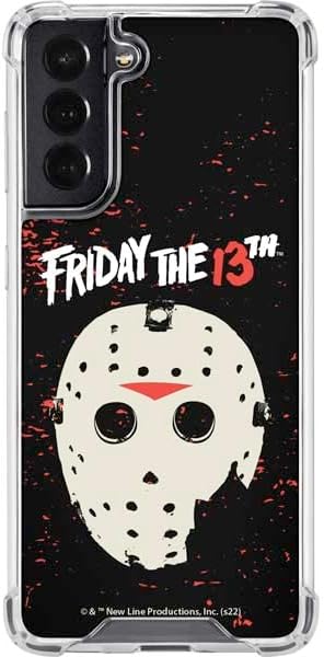 Skinit Clear Phone Case Compatible with Galaxy S22 - Officially Licensed Warner Bros Friday The 13th Friday The 13th Design