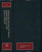 Purchase and Sale of Small Businesses (Business Practice Library) 0471890707 Book Cover