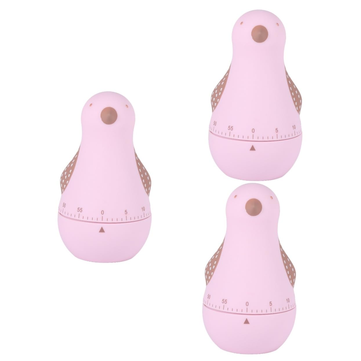 TOPBATHY 3stücke Mechanischer Timer Im Niedlichen Vogel Design Praktische Zeitschaltuhr Für Backen Kochen Und Studium