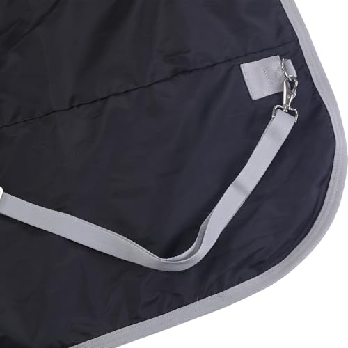 Image of 1200D Pony Mini Horse Rain Sheet Waterproof Breathable Blanket | Windproof Turnout Sheet for Miniature Horses, Foals, Yearlings, Donkeys. Ideal for Stable, Paddock Pink Grey 45IN