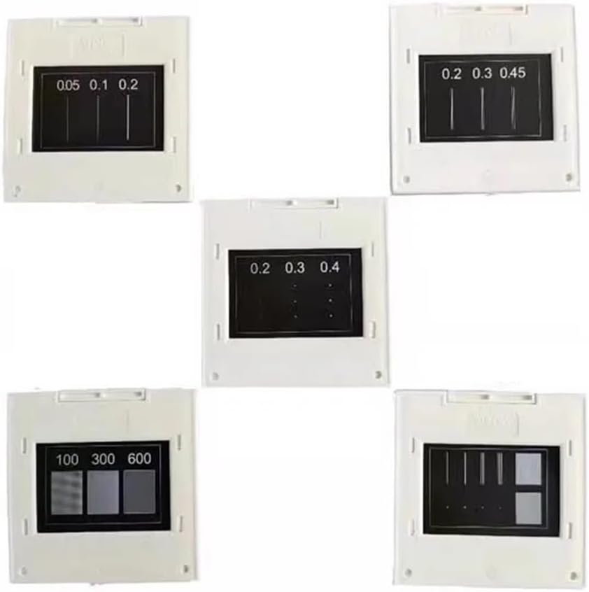 Prisms & Kaleidoscopes 5 PCS 50X50mm Interference Diffraction Grating Set Double Triple Slit Round Hole Grid Optical Instrument Science Classroom Optics Kits