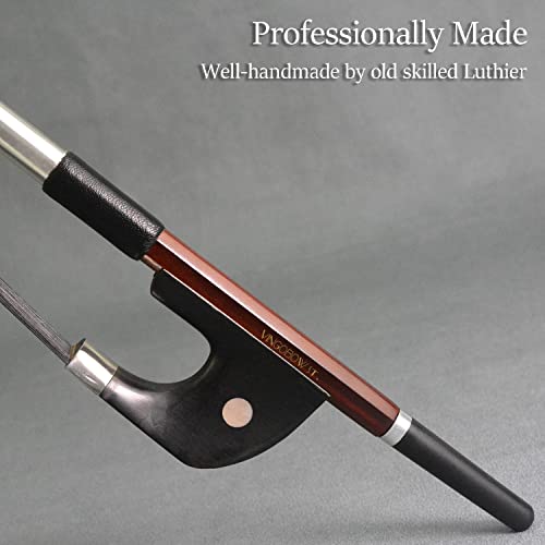 Upright Double Bass Bow 4/4 Size German Model Brazilwood Stick 300Bgb 76Cm Straight Smooth Tuner Full 4 4 Ebony Frog Natural Black Horse Hair Deep Powerful And Clear Tone #TOP2