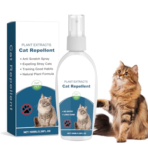 iALTERLL Cat Deterrent Spray Natural Safe Cat Repellent Indoor & Outdoor