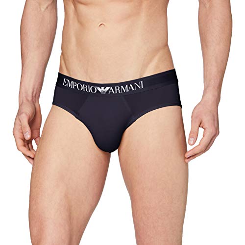 Preisvergleich Produktbild Emporio Armani Underwear Herren 111549CC747 Slip, Blau (MARINE 00135), Large